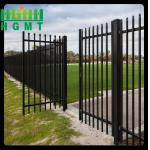 High Class Modern Ornamental Wrought Iron Gate And Fence for sale