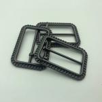 Adjustable 3# Iron Metal Slide Buckle Nickel Free For Variety Bags