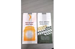 China Window Eco-Friendly Customized Paper Bags Grip For Bread Packaging supplier