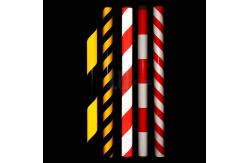 China 3100D Reflective Tape Sheets Yellow Black Warning Adhesive Tape supplier