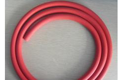 China Flexible Groove Surface Rubber Water Hose , Insulated Water Hose With Fiber Braided supplier