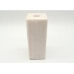 Dinner Party Stone Candle Holders , Marble Candlestick Holders 5 x 5 x 13 cm for sale