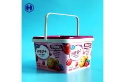 China In Mold Labeling Tubs Square Plastic Box  Environmentally - Friendly supplier