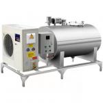 1000 Ltr Stainless Steel Milk Cooling Tank Milk Cooling Equipment For Bulk Milk for sale