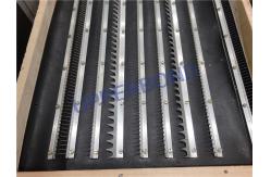 China Cigarette Machine Toothed Ratchet Rack Gear Tobacco Screening Filtration supplier