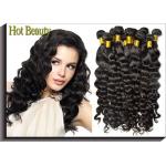 Original Virgin Silky Hair 5A Virgin Brazilian Hair , Natural Black Color for sale