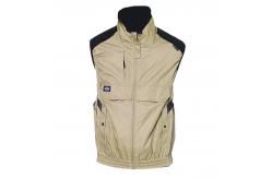 China Summer Cooling Vest With 2 5V USB Fans Air Cooling Gilet With Fans supplier