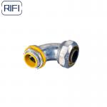 3 / 4 Inch Liquid Tight Conduit 90 Degree Zinc Connector For Bond Enclousure and Pipe for sale
