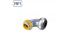China Zinc Liquid Tight Flexible Conduit Straight Connector Bond To Boxes And Enclosures supplier
