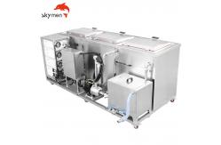 China Three Tank Skymen Ultrasonic Cleaner SUS304 For Cleaning Rinsing Drying supplier