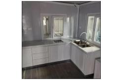 China Wooden Colour Expandable Hosue Layout for 2 Bedrooms with Bath and Kitchen supplier