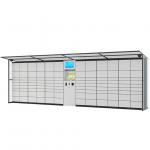 Customizable Grey/Custom Smart Parcel Locker with Stainless Steel Keypad for sale