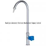 Light White Laboratory Fittings Faucet Thick Copper Water Tap PP Knob for sale