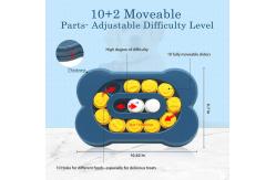 China Interactive Dog Puzzle Food Dispenser For IQ Training / Mental Enrichment supplier