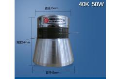 China 50W 40K Piezoelectric Ultrasonic Transducer For Cleaning Tank supplier