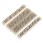 Square Hole Solderable Breadboard Red / Blue Strips For Power Supply Connections for sale