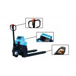 2000kg Capacity Material Handling Electric Pallet Truck With Weighing Scale for sale