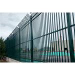 Black Metal Tubular Fencing Galvanized Ornamental Steel Fence for sale