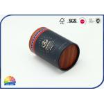 Matte Imitation Wood Grain Paper Food Tube Packaging 4c Print for sale