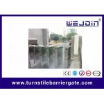 Flow Control Handicap Flap Pedestrian Barrier Gate Optical Turnstiles for sale