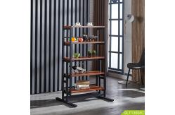 China Hot Sale Wooden Conversion Dining Table folding Table with metal rack supplier