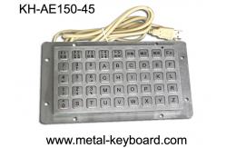 China Anti - vanda Keyboard with 45 Keys , Industrial Metal Keyboard supplier