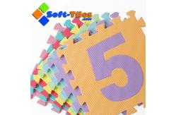China EN71 3/8 Alphabet And Numbers Foam Mat / Kids Puzzle Floor Mat supplier