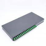 1*16 Rack Mount Type With Steel Tube Fiber Optic Plc Splitter for sale