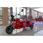 800w Passenger Electric Tricycle With Back Seat Foldable Safety Guardrail