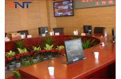 China Motorized Computer Monitor Lift , Pop Up Desktop Computer Lifter supplier