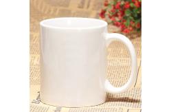 China A Grade White 11oz Custom Ceramic Coffee Mugs supplier