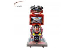 China 26'' LCD Screen Car Racing Game Machine Arcade Motorbike Simulator supplier
