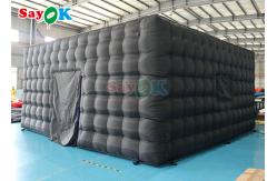 China Portable Inflatable Cube Tent  Lounge Party Waterproof Nightclub House Disco Tent supplier