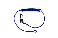 China Jet Ski Boat Safety Kill Switch Lanyard Outboard Leash With Plastic Hook supplier