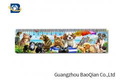 China Lovely / Cute Animal Custom Printed Plastic Rulers 3D Printing Service Eco - Friendly supplier