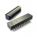 SMT 1.27mm Box 10 Pin Female Header Connector Dual Side for sale