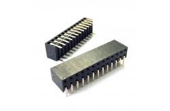 China SMT 1.27mm Box 10 Pin Female Header Connector Dual Side supplier