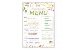 China Removable Magnetic Calendar Planner Dry Erase Meal Planning Notepad A5 Custom supplier