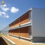Customizable Farm Steel Structure Poultry House Galvanized For Automated Ventilation