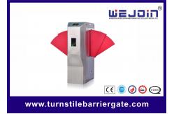 China Widen Lane SS Automatic Turnstiles Flap Barrier Electro - Mechanical Design supplier