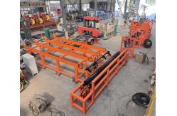 China 2 Heads Vertical Band Sawmill Small Logs Wood Processing Line With Platform supplier