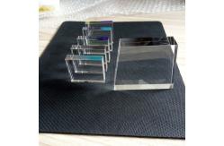 China 0.2mm Rectangular Sapphire Windows Stable Chemical Properties supplier