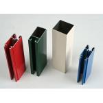 Powder Painting Aluminum Window Extrusion Profiles Satin Bronze Black for sale