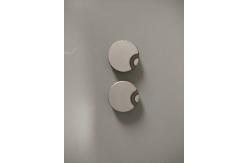 China Round Piezo Ceramic Plate Electrode In Same Side For Ultrasonic Detectors supplier