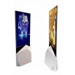 55'' OLED Screen Indoor Digital Signage , Super Slim Floor Standing Kiosk for sale