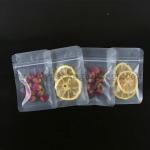 Zipper Transparent Plastic Retail Bag For Spice Packaging