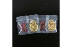 China Zipper Transparent Plastic Retail Bag For Spice Packaging supplier