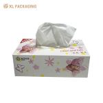 Customized Facial Paper Tissue With Printed Logo 190x190mm Large Facial Tissues for sale