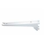 Steel Metal Shelf Brackets 16 Gauge Powder Coated Finish White Medium Duty for sale