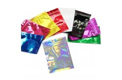 China 110 Microns Resealable Stand Up Pouches Mylar Flat Bottom Pouch supplier